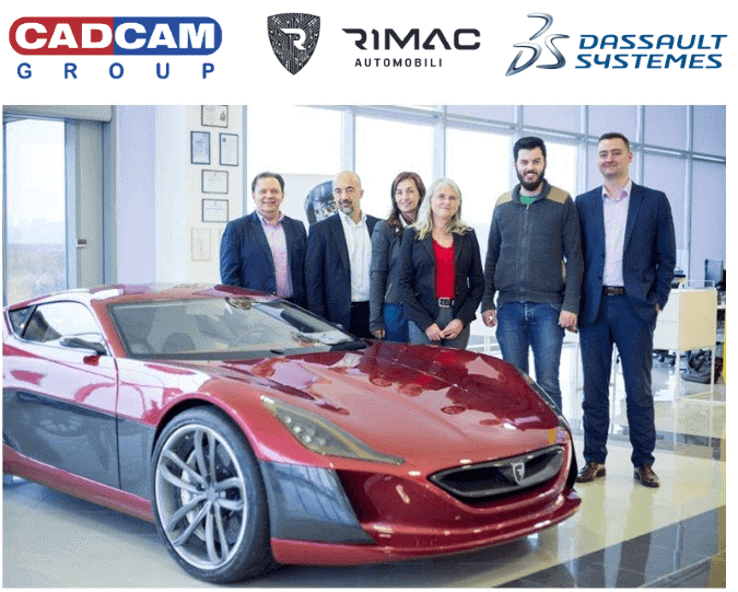 Novi model avtomobila Rimac na 3DEXPERIENCE platformi