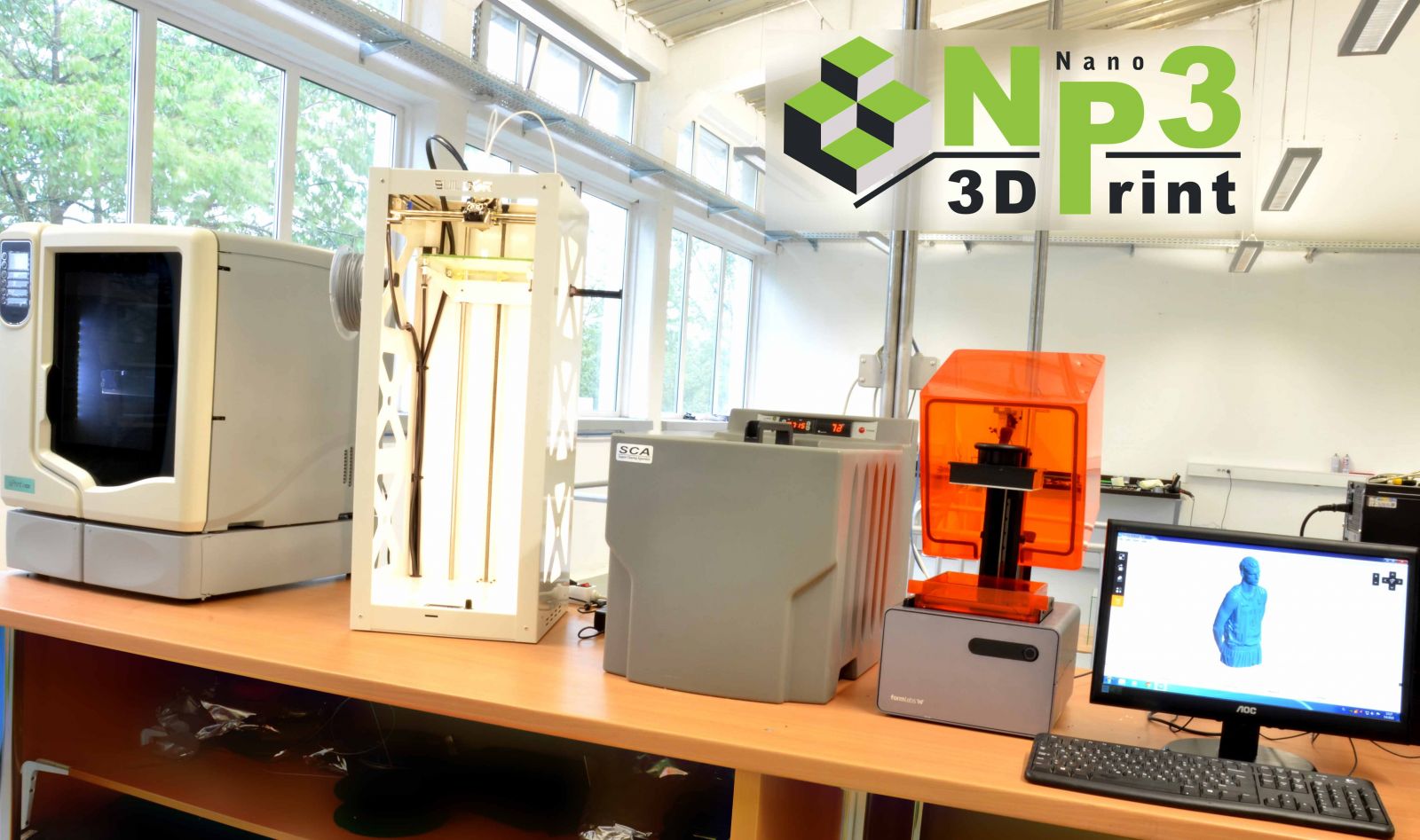 3D tiskalniki podjetja NP3 d.o.o. za 3D tisk, več na www.np3.si