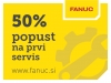 Servis CNC strojev, robotov in krmilnikov FANUC - do 50% popust na prvi servis